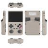 JOYARCH G350 3.5 Inch Retro Handheld Game Console, 640 * 480 IPS OCA Screen Retro Gaming Console with 64G TF Card and Linux System (Grey)