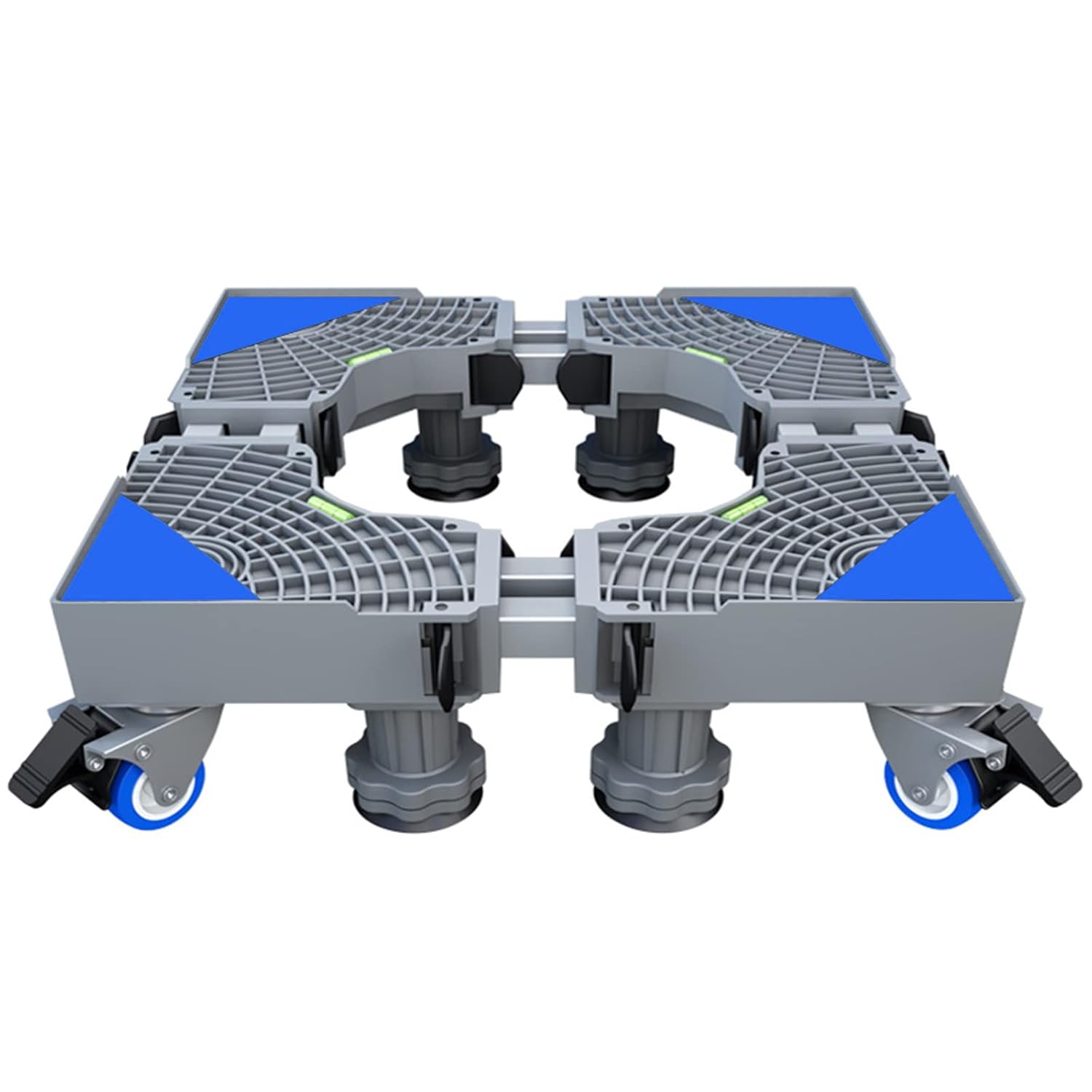 KOLENSA Washing Machine Refrigerator Stand Universal Adjustable and Movable Furniture Base,Telescopic Wheel Slide Brake Lift Mobile Brackets For Heavy Appliances Like Washers,...