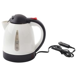 Longzhuo Car Kettle, 1000ml Electric Portable Travel Kettle, 12V Stainless Steel Car Coffee Mug with Cigarette Lighter Charger, Kettle Pot Heated Water Cup for Hot Water,...