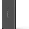 Maxone External Hard Drive 1TB HDD 2.5" Ultra Slim Aluminum USB 3.0 Backup for PC/Desktop/Laptop/TV/Chromebook/Windows - Charcoal