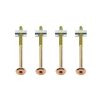 Merriway BH06806 (4 Pcs) Furniture Bolts Allen Head BZP with Barrel Nuts M6 x 150mm - Pack of 4 Pieces