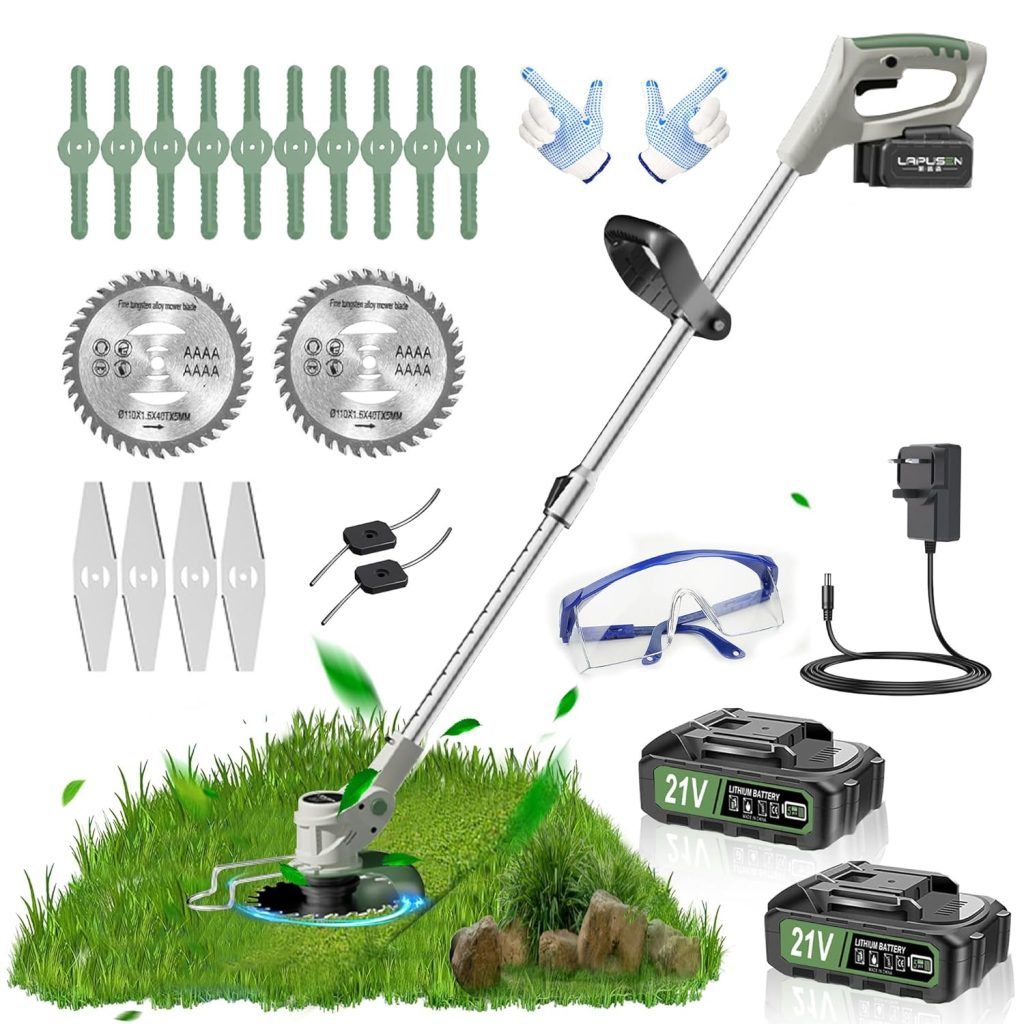 Metal Blade Cordless Strimmer 21v Grass Trimmers With 1 Pruning Shears metal-blade-cordless-strimmer-21v-grass-trimmers-with-1-pruning-shears