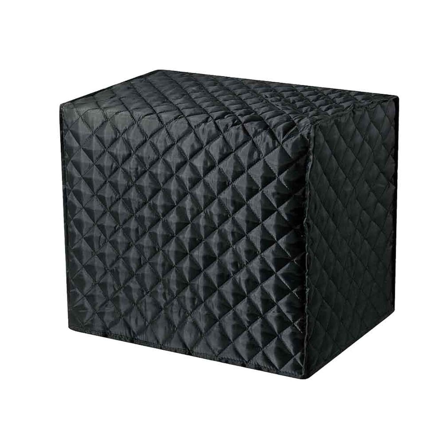 MOVKZACV Bread Maker Cover 43x28x38cm, Clip Cotton Polyester Quilted Toaster Dust Cover Protective Cover for Protect your Appliance, Machine Washable