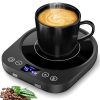 MQFORU Coffee Mug Warmer, Smart Cup Warmer with Gravity Sensor, 9 Temperature Settings, 1-9H Timing, 4H Auto Shut Off, Electric Beverage Warmer for Heating Coffee, Tea, Milk,...