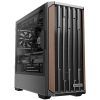 Okinos Genuine Walnut Wood PC Case, Support 360mm Radiator on Top, Pre-Installed 4 x 120mm PWM Fans ATX Case, Type-C Port, Magnetic Tempered Glass Side Panel, Black Computer...