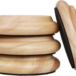 Piano Caster Cups Furniture Floor Felt Pad Cups Hardwood Coasters Anti-Sliding Floor Protectors Feet Protector Pads for All Floors & Wheels of Furniture, Sofas and Bed