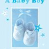 Piccadilly Greetings Traditional Baby Card Baby Boy - 7 x 5 inches