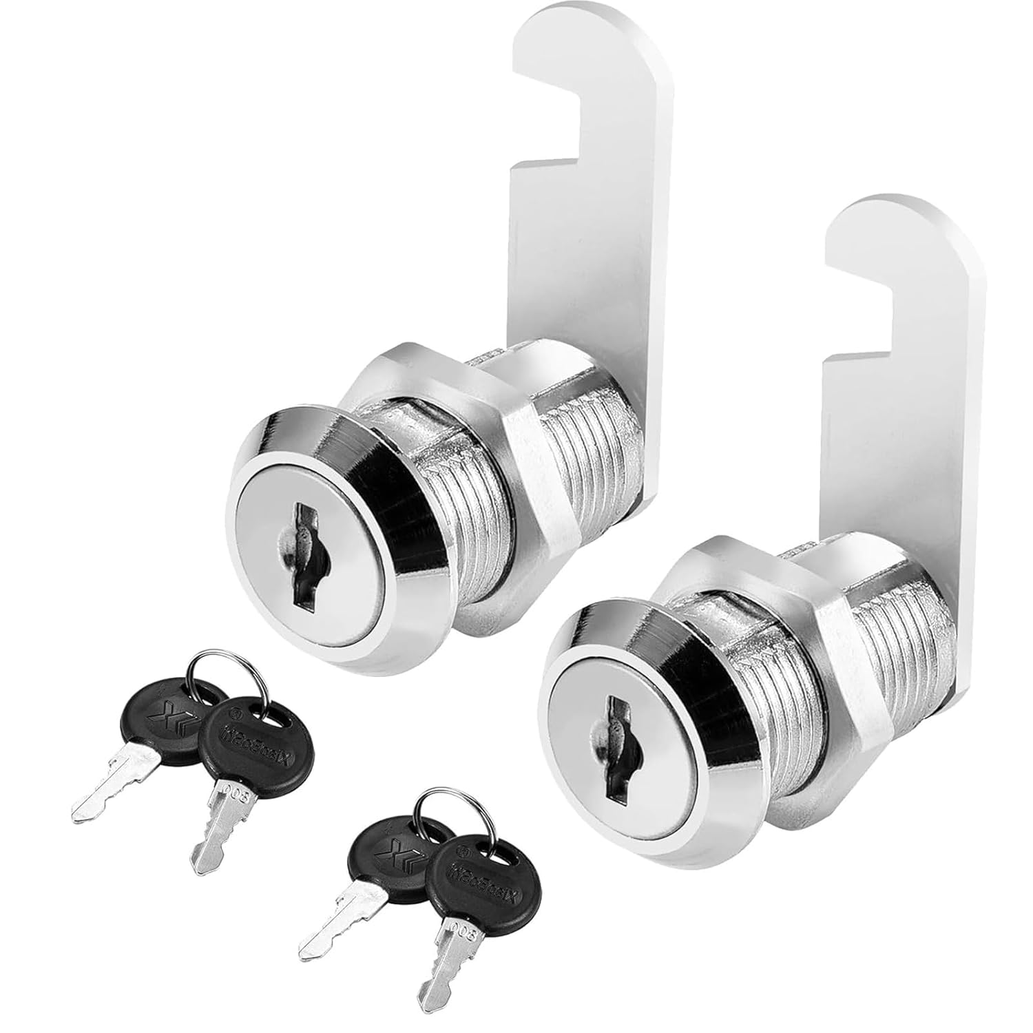 Security Mailbox Lock, Letter Post Box Lock with 2 Keys, Security Drawer Locks for Mailbox Drawer Cupboard Cabinet Furniture Door Post Box Locks, Locker Tool Boxes (Pack of 2,...