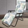 Sun Lounger Cushions, 170 * 50cm Thick Replacement Sunbed Cushions Garden Recliner Relaxer Chair Cushion Patterned Non-slip Lounge Chair Pads for Garden Furniture Outdoor Indoor...