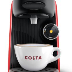 Tassimo Finesse Friendly Pod Coffee Machine in Red TAS163EGB with INTELLIBREW and IntensityBoost, Compatible with 50 Different Beverages