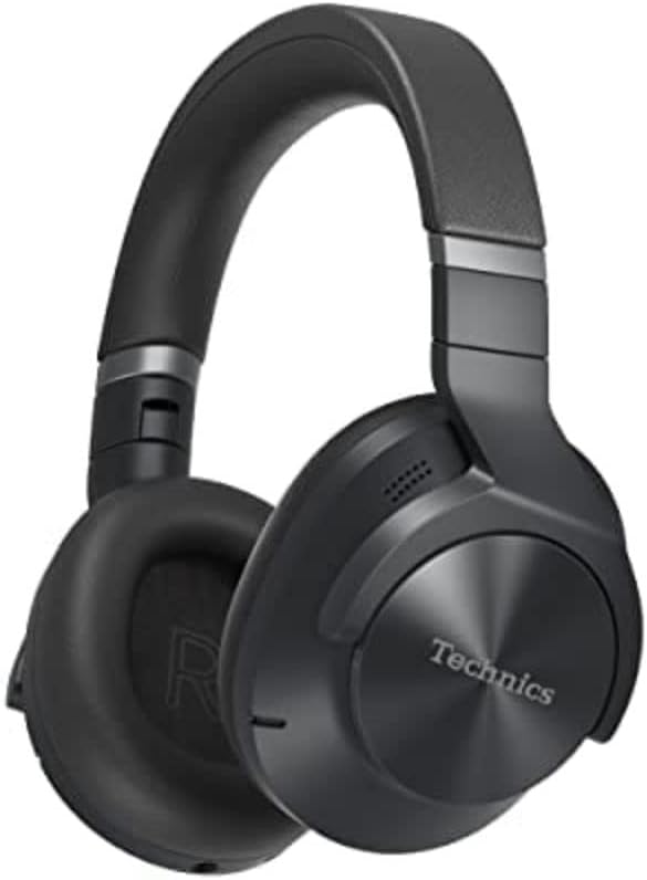 Technics EAH-A800E-K Wireless Headphones, Over Ear Multipoint Bluetooth Earphones With Noise Cancelling and Microphone, Ergonomic Fit, Up to 50 Hours Playtime, Easy Connection,...