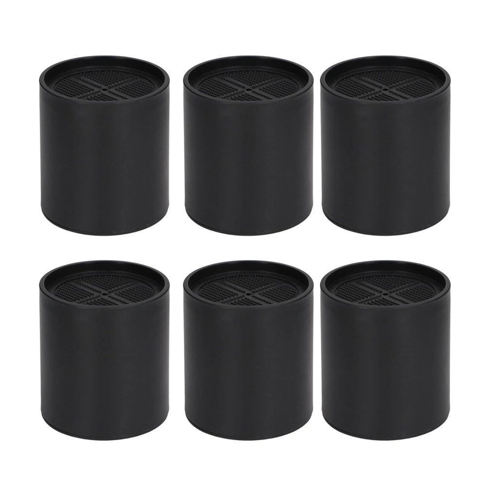 Bunk Bed Riser Tomotato 6 Pack 4 Inch Bed Risers, Up to 2200 Lbs, Heavy Duty Round ...