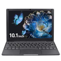 UDKED 10.1 Mini Portable Laptop Celeron N4020 CPU RAM 8GB DDR4 Windows 11 Lightweight Computer Notebook PC for Kids Student Camera Full Size Keyboard,Mini HDMI,2X USB3.0 (Gray,...