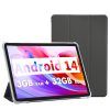 VASOUN Tablet 10 inch, Android 14 Tablets with 32GB Storage, 2024 All-New Tablet PC with Octa-Core Processor, 5GHz WiFi, 6000mAh, HD IPS Display, Dual Camera, Bluetooth (Black)