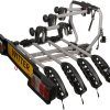 Witter ZX204 Bicyle Bolt-on Towball Mounted Bike Rack for 4 Bikes | Maximum Load of 60kg | Lightboard for 13 Pin Socket