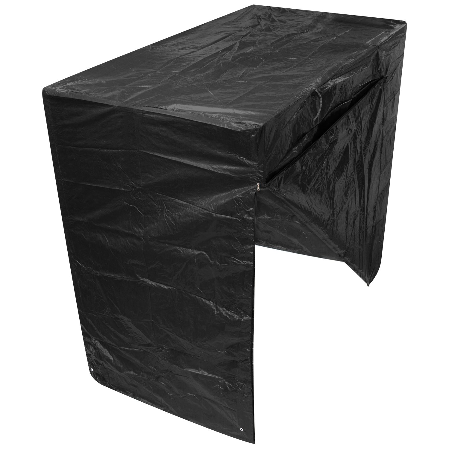 Woodside Black 2 Seater Outdoor Garden Swinging Hammock Cover 2.04m x 1.1m x 1.77m/6.6ft x 3.6ft x 5.8ft
