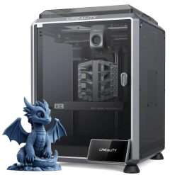 [2024 New] Creality K1C 3D Printer Up to 600mm/s Fast Speed, Reliable Carbon Fiber Printing, Anti-Vibration Design, Auto Calibration for Leveling, Pre-Assembled & Smart OS 3D...