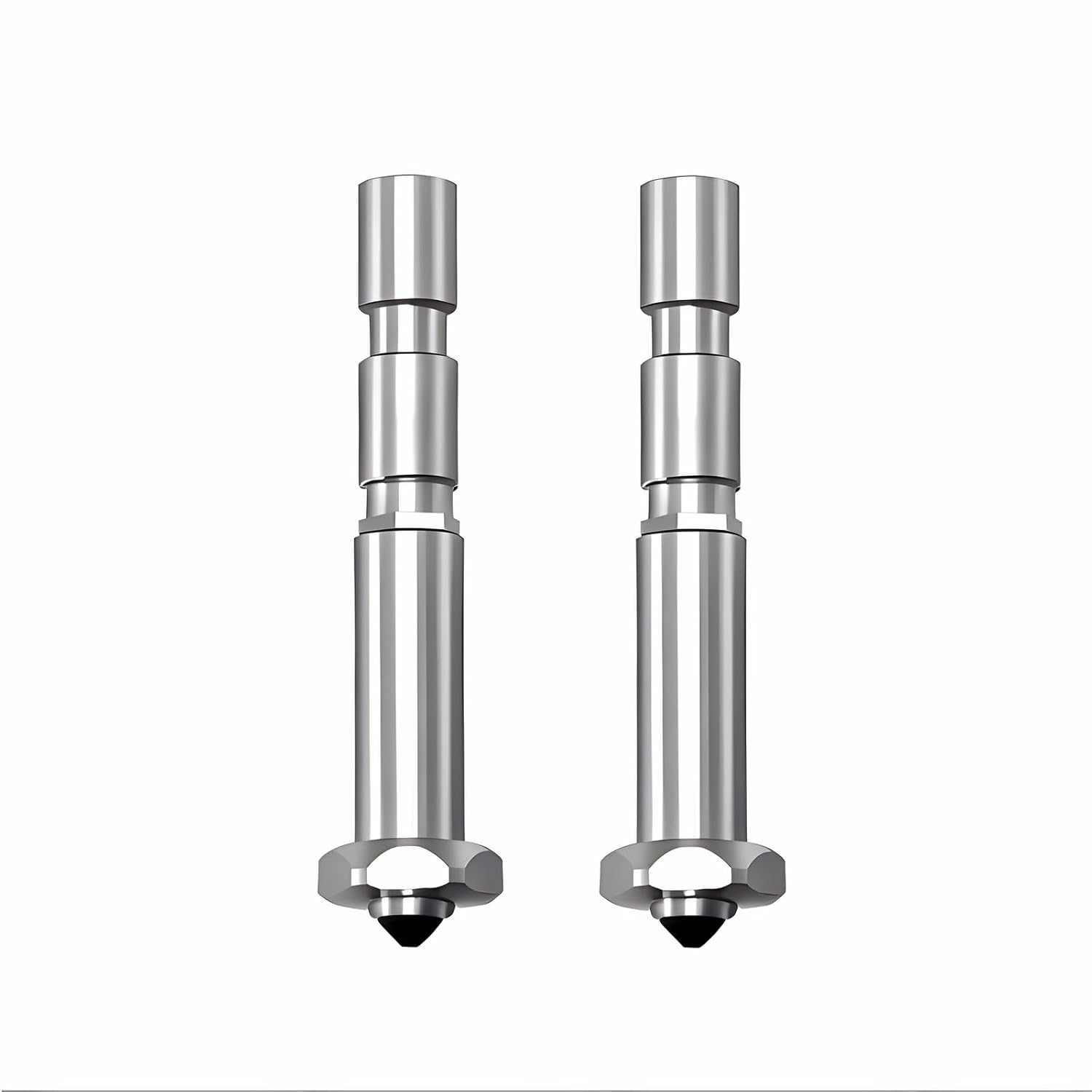 2PCS Hardened Steel Quick Swap Nozzles for Kobra 3 Max, 3D Printer Hotend 0.4mm Integrated Throat Tube Nozzle Kit for Anycubic Kobra 3 Max Combo