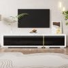 Adjustable-length Tv Stand With Swivel Function For Tvs Up To 88''