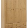Argos Home Nordic 3 Door 5 Drawer Wardrobe - Pine
