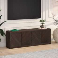 Aurimas Rectangular TV Stand for TV's up to 78"