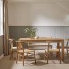 Habitat Alston Oak Dining Table, 1 Bench & 4 Oak Chairs