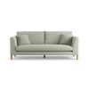 Habitat Aston Fabric 3 Seater Sofa - Sage Green - Ash Leg