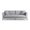 Habitat Aston Fabric 4 Seater Sofa - Grey - Ash Leg
