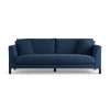 Habitat Aston Fabric 4 Seater Sofa - Navy Blue - Black Leg
