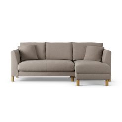 Habitat Aston Right Hand Corner Sofa - Mocha - Ash Leg
