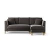 Habitat Aston Right Hand Corner Sofa - Slate Grey - Ash Leg