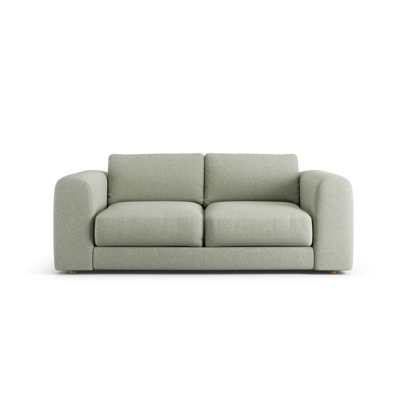 Habitat Ayr Fabric 3 Seater Sofa - Sage Green
