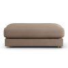 Habitat Ayr Fabric Footstool - Biscuit
