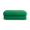 Habitat Ayr Fabric Footstool - Emerald Green - Ash Leg