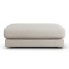 Habitat Ayr Fabric Footstool - Natural
