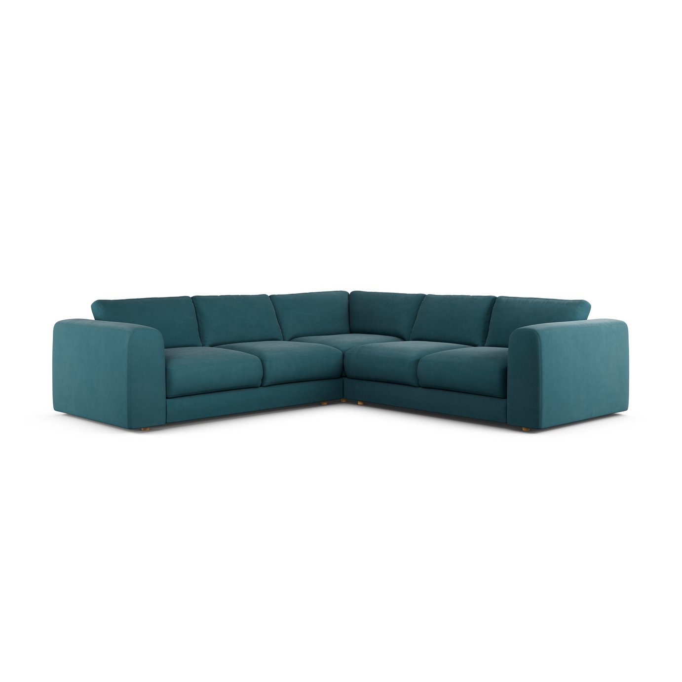 Habitat Ayr Reversible Corner Sofa - Teal