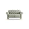 Habitat Brooker Fabric 2 Seater Sofa - Sage Green- Ash Leg
