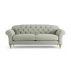 Habitat Brooker Fabric 4 Seater Sofa - Sage Green - Ash Leg