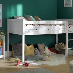 Habitat Brooklyn Mid Sleeper and Mattress - White