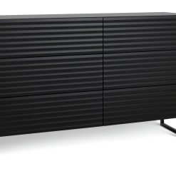 Habitat Cairo 6 Drawer Chest - Black