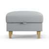 Habitat Felin Fabric Storage Footstool - Grey