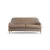 Habitat Frome Fabric 2 Seater Sofa - Biscuit - Ash Leg