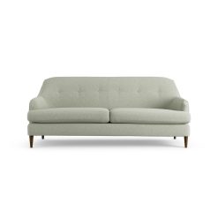 Habitat Frome Fabric 3 Seater Sofa - Sage Green - Dark Leg