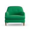 Habitat Frome Fabric Armchair - Emerald Green - Dark Leg