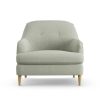Habitat Frome Fabric Armchair - Sage Green - Ash Leg