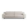 Habitat Hendricks Fabric 4 Seater Sofa - Natural - Black Leg