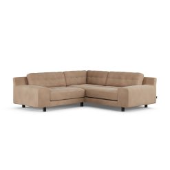 Habitat Hendricks Reversible Corner Sofa - Latte - Black Leg