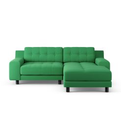Habitat Hendricks right Hand Corner Sofa - Emerald Green
