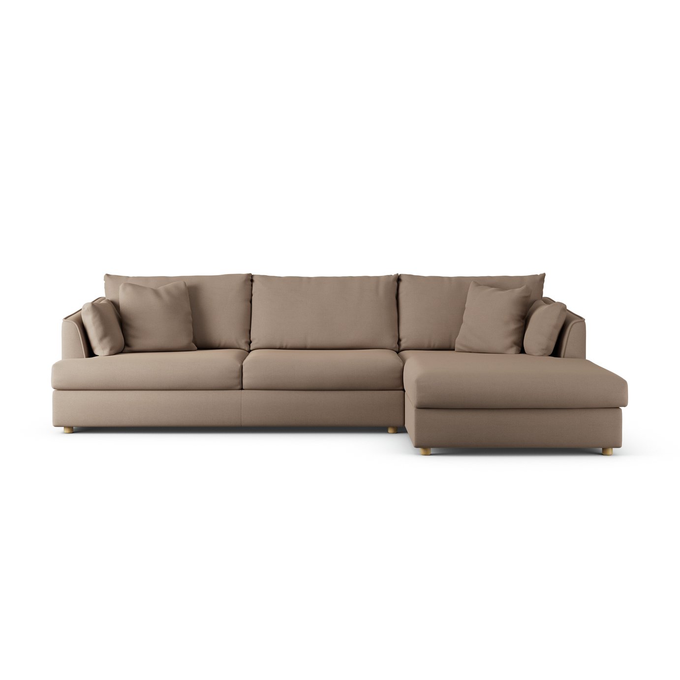 Habitat Holmfirth Right Hand Corner Sofa - Biscuit