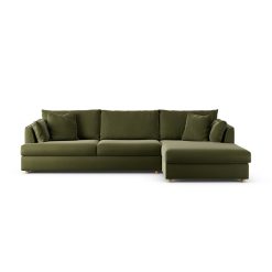 Habitat Holmfirth Right Hand Corner Sofa - Moss Green